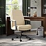 Thomasville Furniture Upton Ergonomic Bonded Leather Swivel Manager Chair, Cream (51421-CRM)~#|#~B3CB88DD-7AB3-4288-8AC4CE9BB2DAC2D2_sc7