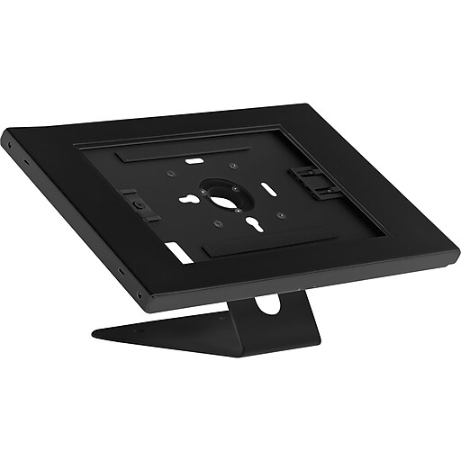 MountIt! Adjustable AntiTheft iPad Countertop Stand/Wall Mount, Black