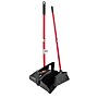 Libman Broom with Dustpan, Black/Red, 2/Carton (919)~#|#~B3CDD580-E252-48B6-AF7A0DB3CB749A86_sc7