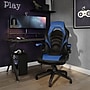 Staples Emerge Vortex Bonded Leather Ergonomic Gaming Chair, Black and Blue (58293-CC)~#|#~B3D03989-49DC-4526-A8E74E67162E6892_sc7
