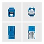 StarTech Cat6 Keystone Jack RJ45 UTP Ethernet Wall Jack, 90-Deg 110 Punch Down, 24/Pack (C6KEY110BL24PK)~#|#~B3D1E421-895E-4FB6-8F9313C925353157_sc7