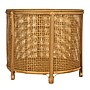 Storied Home Bamboo and Rattan Round Accent Storage Table, Natural (EC1674)~#|#~B3D22B4C-414E-4F3E-AC867BD7C3E51DEC_sc7