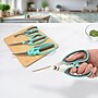 Westcott Kitchen Comfort Grip Titanium Heavy Duty General Purpose Scissors, Pointed Tip, Teal, 4/Pack (00828)~#|#~B3D47C2C-21A4-4A7F-BEF11246F42B60BF_sc7