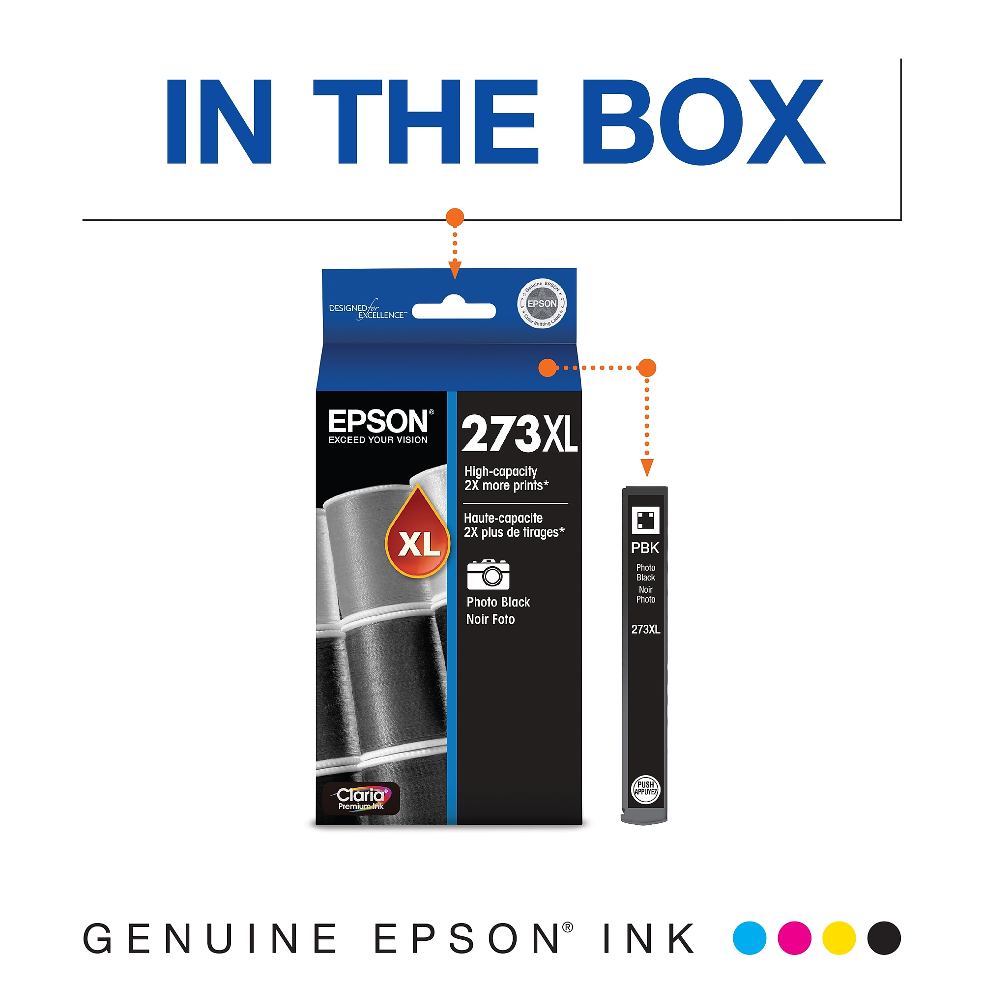 Epson T273XL Photo Black High Yield Ink Cartridge Sansujyuku sansujyuku.com