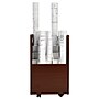 AdirOffice 20-Slot Mobile Roll File, 24.75"H x 15.25"W x 13.25"D, Mahogany (624-MA)~#|#~B3E6CAA1-9C4B-4A7C-A7DA3B0677838EE5_sc7