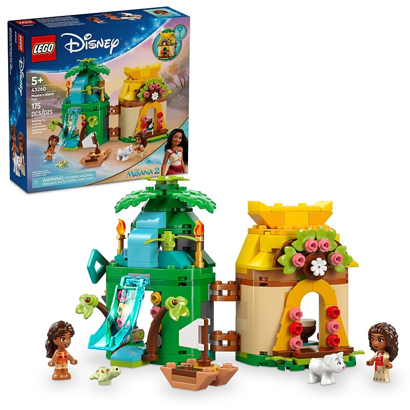 LEGO Disney Moana’s Island Fun Building Set, 175 Pieces (43260) image 1