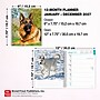 2027 BrownTrout German Shepherds 6.5" x 7.8" Calendar Year Weekly Standard Planner, Multicolor (9798330709496~#|#~B3ECE836-1A3D-4A06-A9BF3FAC6CFF4435_sc7
