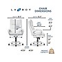 La-Z-Boy Jenkins Ergonomic Bonded Leather Executive Big & Tall Chair, 400 lb. Capacity, White (60075-WHT)~#|#~B3F18005-9CEA-4CEA-98757DCD79383626_sc7