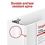 Staples 5" 3-Ring View Binder, D-Ring, White (55416/26360)~#|#~B3F26491-361C-41C9-9FEEB3C7CF4E10FA_sc7