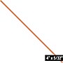 4" Paper Twist Ties, Orange, 2000/Carton (PBT4O)~#|#~B3F5B627-3E17-47C1-B24D18918472EDBC_sc7