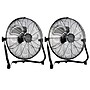 Vie Air 12" Industrial Floor Fan, 3-Speed, Black, 2/Pack (938121967M)~#|#~B3FC7353-A005-4F74-80A5096A09B59DF0_sc7