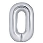 Party City (Air-Filled) 16" "O" Foil Balloon, Silver, 2/Pack (AM60050278-18)~#|#~B4032D82-2320-484A-84619F1746A72BC2_sc7