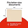 Staples 1/3‑Cut Left‑Tab File Folders, Letter Size, Manila, Durable Paper Stock, 100/Box~#|#~B40390E3-A8DC-494D-BF3F61C57B675F66_sc7