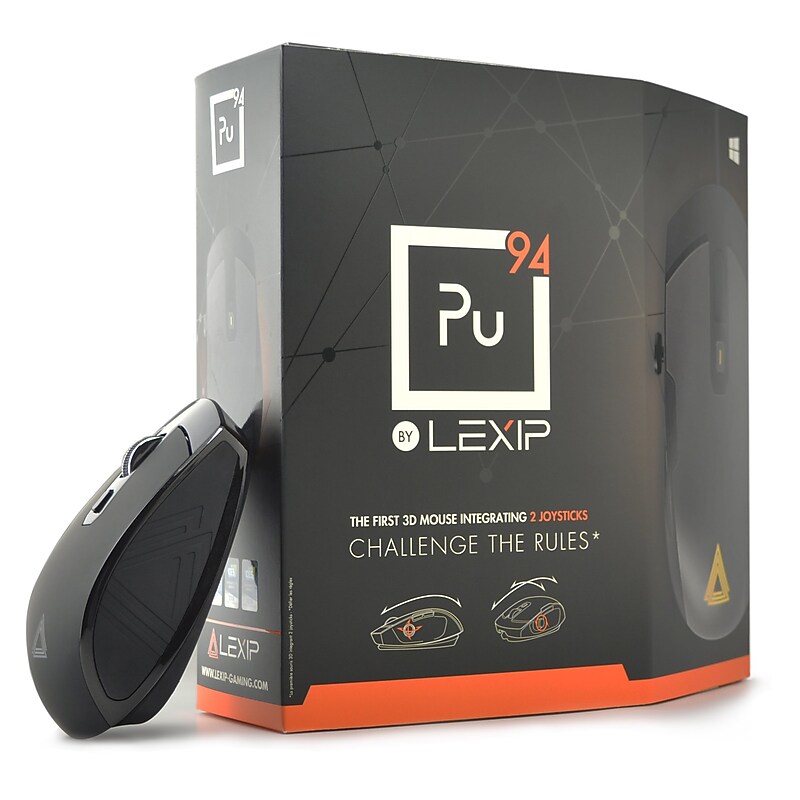 Lexip PU94 Laser USB Gaming Mouse, Black (JVAPCM00430) image 1