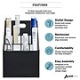 AdirOffice 12-Slot Roll File, 22.24"H x 15.55"W x 15.55"D, Black (ADI627-WBLK)~#|#~B40CFD01-7DE1-4308-835442AB4BE0B114_sc7
