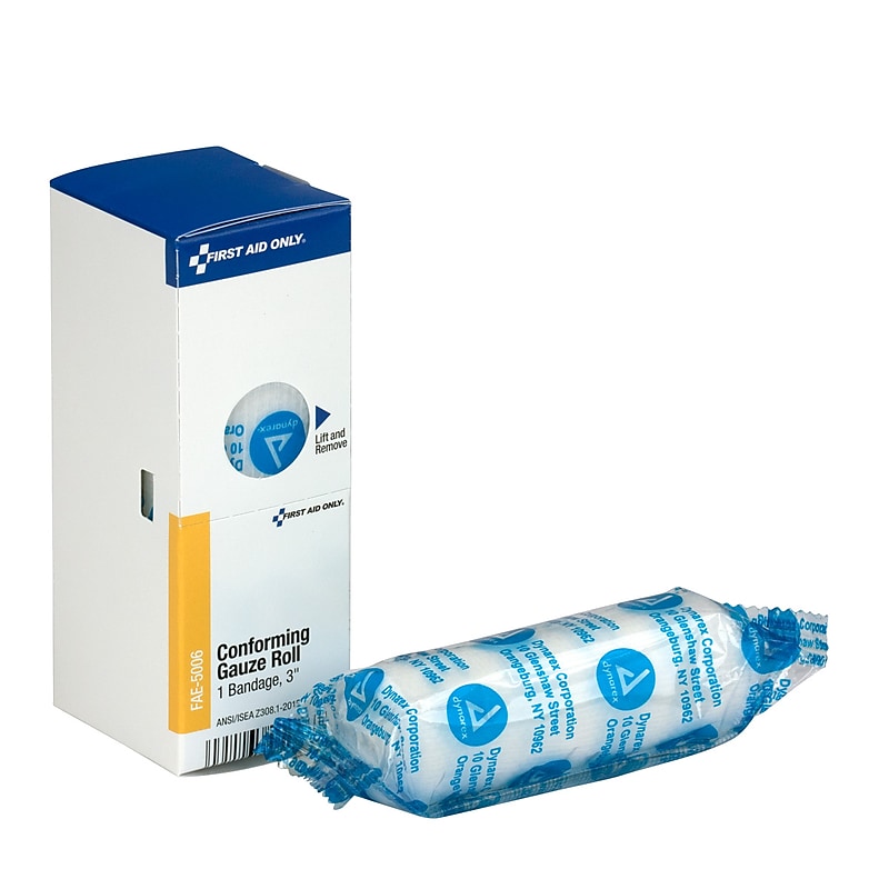 First Aid Only SmartCompliance Refill 3" Conforming Gauze Sterile (FAE-5006) image 1
