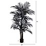 Nearly Natural Artificial Halloween Black Golden Cane Tree, 6' (T5141)~#|#~B415A26B-E52A-442D-82EE7EF2DEB436F2_sc7