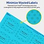 Avery Laser/Inkjet Multipurpose Square Labels, 2" x 2-3/16", Bright Blue, 240/Pack (94124)~#|#~B423AFED-161B-4C22-B5992CF1763109E7_sc7