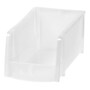 Iris Medium Stackable Plastic Storage Bin, 5" x 6"x 11", 1.6 Qt., Clear (200528)~#|#~B424530B-F49B-48DA-AD3616A9DB40DB4A_sc7