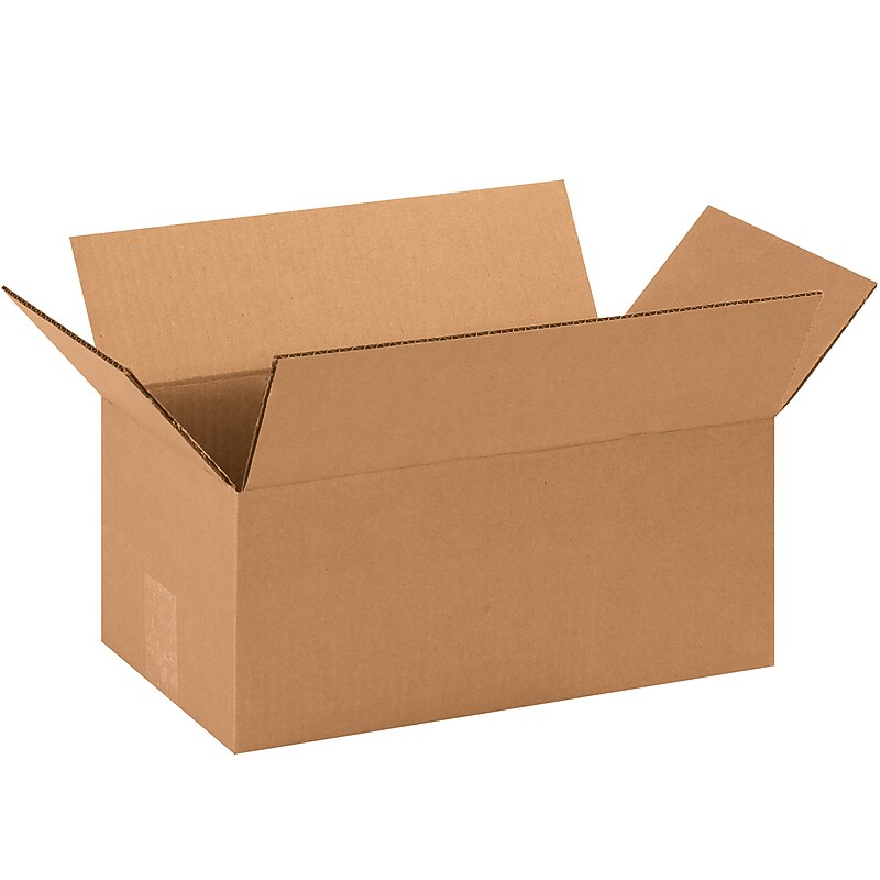 14" x 8" x 6" Shipping Boxes, 32 ECT, 25/Bundle (BS140806) image 1