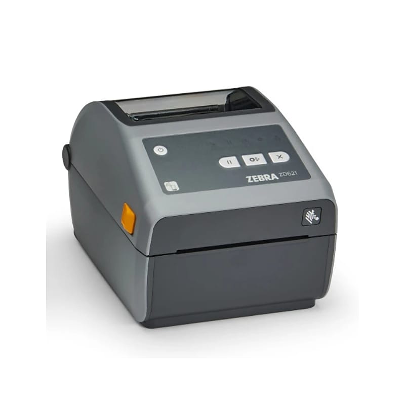 Zebra ZD6A042-D01R01EZ Direct Thermal Printers, USB/USB Host/Ethernet/Serial/Wi-Fi/Bluetooth, Gray image 1