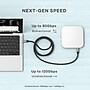 Satechi USB4 V2 Pro 3.59' USB-C Data & Power Cable, Male to Male, Black (ST-YU4120K)~#|#~B42D0D4D-45BE-4ED8-8F2D20E576873F88_sc7