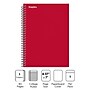 Staples® 1-Subject Subject Notebooks, 5" x 7", College Ruled, 100 Sheets, Assorted (83357)~#|#~B42EC14F-EBD7-4EA9-BC9A8D6317F2851E_sc7