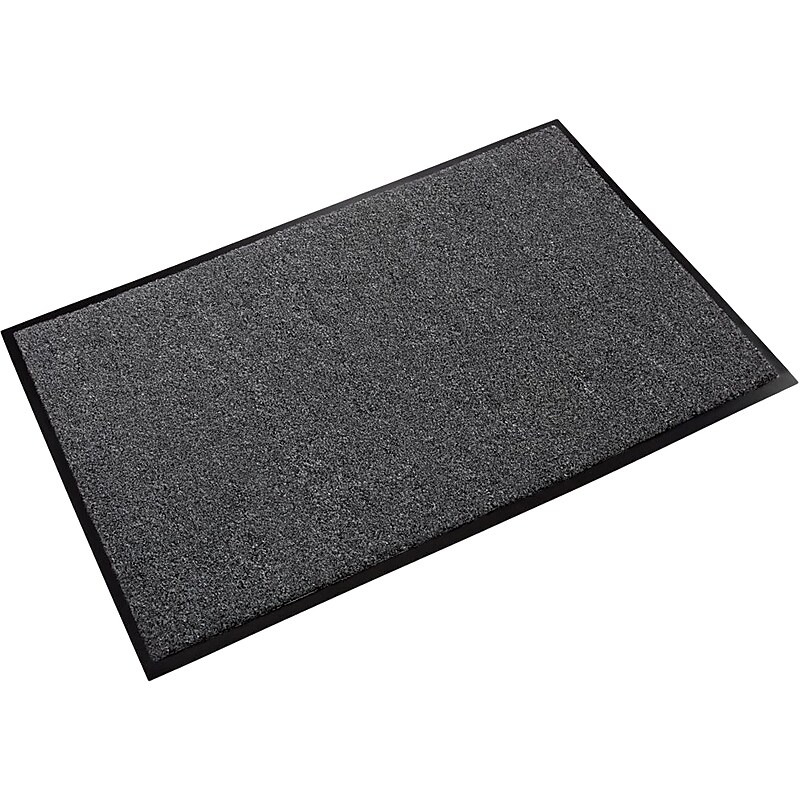 Crown Mats Rely-On Olefin Commercial Wiper Entrance Floor Mat, 4' x 6', Charcoal (GS 0046CH) image 1