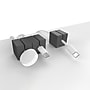 Function101 Cable Blocks Weighted and Magentic Cord Management Cable Clips, Dark Gray, 3/Pack (F101-CBXD3)~#|#~B430A76A-35CE-4EED-957CF7F6D4CA7D9D_sc7