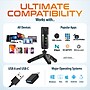 Delton M320 RGB Condenser Microphone and ANC Bluetooth Computer Headphones Podcast & Recording Kit, Black (DRU3000BD3)~#|#~B43362DB-1FB1-4698-A630727E422FCDA6_sc7
