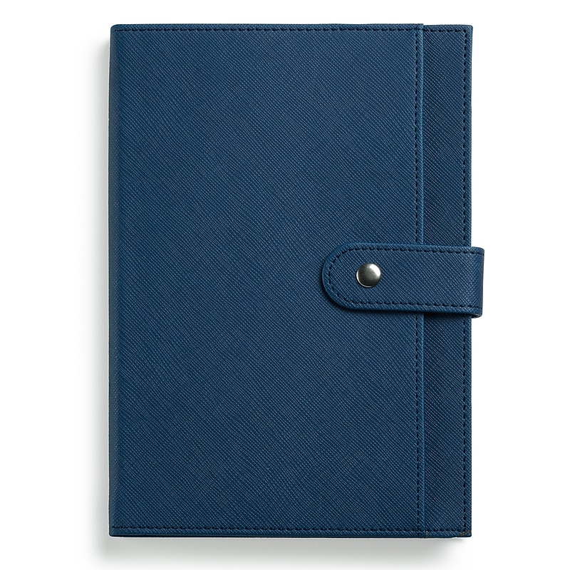Eccolo Pocket Notebook, College Ruled, 256 Sheets, Navy (ST456B) image 1