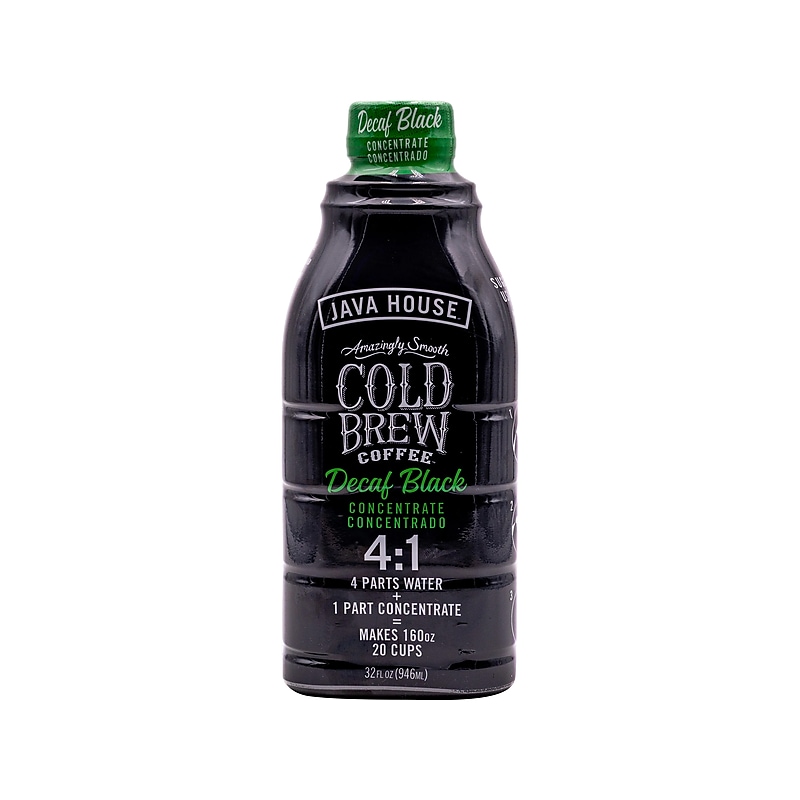 Java House Columbian Decaf Cold Brew Coffee Concentrate, 32 oz. (FC30920) image 1