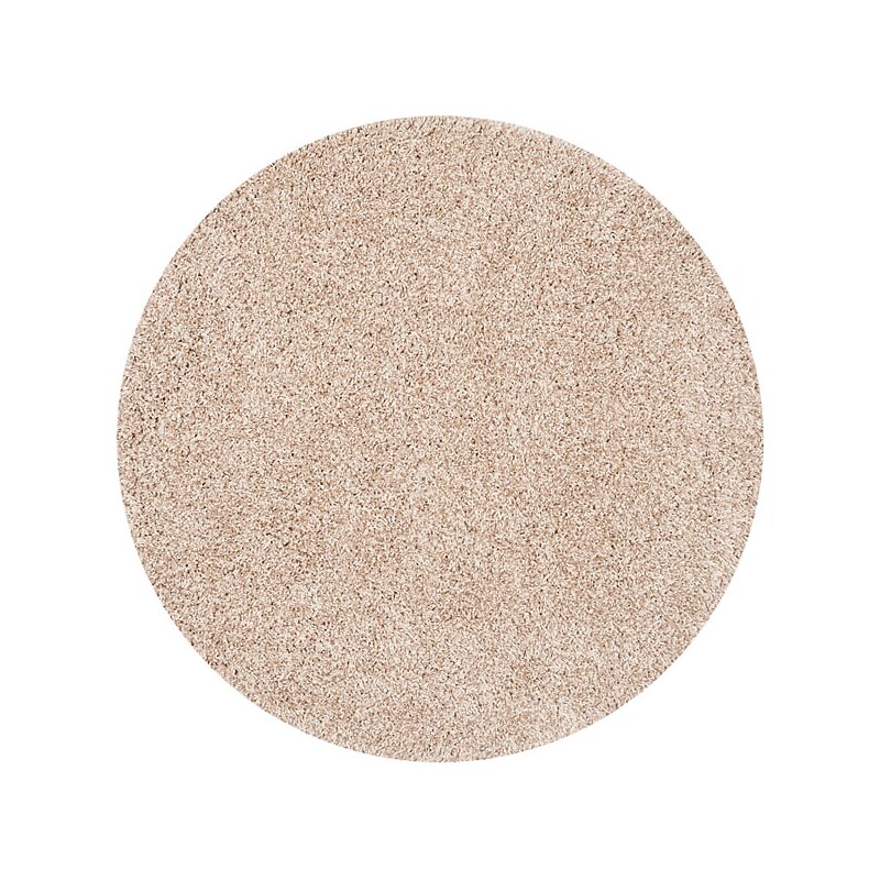 Safavieh Shag Collection 10' Round Indoor Area Rug, Machine Made, Beige (SG151-1313-10R) image 1
