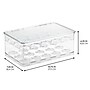 iDESIGN 29-Compartment Plastic Coffee Organizer, Clear (63630)~#|#~B44486F6-CC75-48C6-BB1B5CC6685C9AC7_sc7