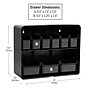 Mind Reader Plastic Organizers, Black (SNACKSHELF-BLK)~#|#~B44E5EC0-4180-4A84-AAB2E5582C2FEE8C_sc7
