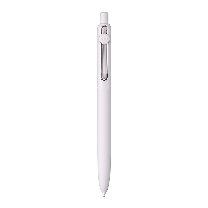 uni-ball Zento Snow Retractable Gel Pen, Medium Point, 0.7mm, Black Ink (70948) image 1