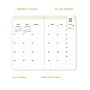 2026-2027 Blue Sky Day Designer 3" x 6" Academic Year Monthly Planner, Plastic Cover, Gold Spotty (161401)~#|#~B4588C9E-5DC5-40AA-82F98C8FBCE608C7_sc7
