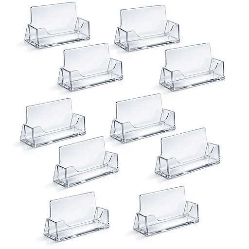 AZARE PRODUCTS 3点セット Azar Displays Horizontal Card Holder, 3.625