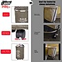 Dbest Bigger Laundry Trolley 360 Rolling Hamper Basket, Brown (01-905)~#|#~B46184A9-59E5-4ABF-94EFF34897482D62_sc7