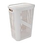 Mind Reader 15.85-Gallon Slim Laundry Hamper with Lid, Plastic, Ivory (HBIN60-IVO)~#|#~B464B677-EA20-4BB7-90EB2191B4F7A04A_sc7