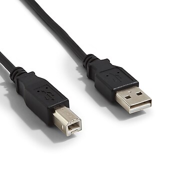 NXT Technologies™ 15' USB A Male/B Male, Black (NX29748)
