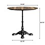 Flash Furniture TopGuard 31.25" Round Wood Dining Table with X-Base, Natural/Black Base (STRD31NATSI2222)~#|#~B4659125-5AC6-4C4E-9A7954E71F599C76_sc7