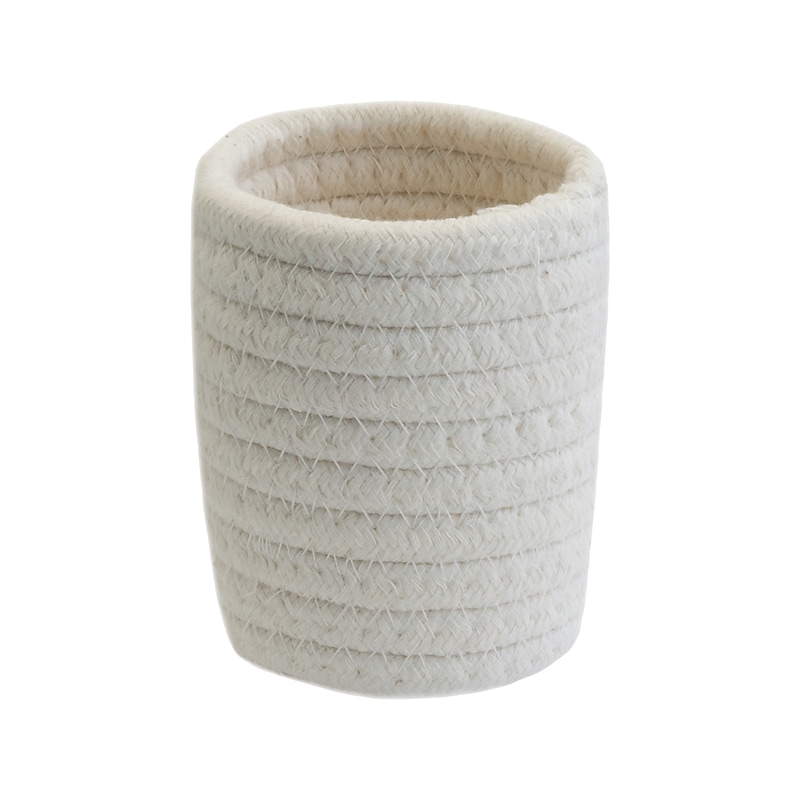 Martha Stewart Fabric Pen Holder, Cream (MS111A) image 1