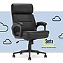 Serta Comfort Ergonomic Bonded Leather Swivel Executive Chair, Black (CHR10130A)~#|#~B469DBCB-BF62-4DA8-A22DF91F97A1DF3B_sc7