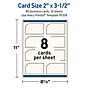 Avery Rectangle Single Rounded Corner Business Cards, Matte Ivory, 80/Pack (19479399009)~#|#~B46E79C0-033A-4917-9F41CCC873074093_sc7