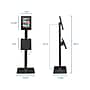 Mount-It! Adjustable Anti-Theft iPad Kiosk with Document Holder, Black (MI-3770B_G10)~#|#~B47E5DE6-5496-4994-B4ABC7C82866C313_sc7