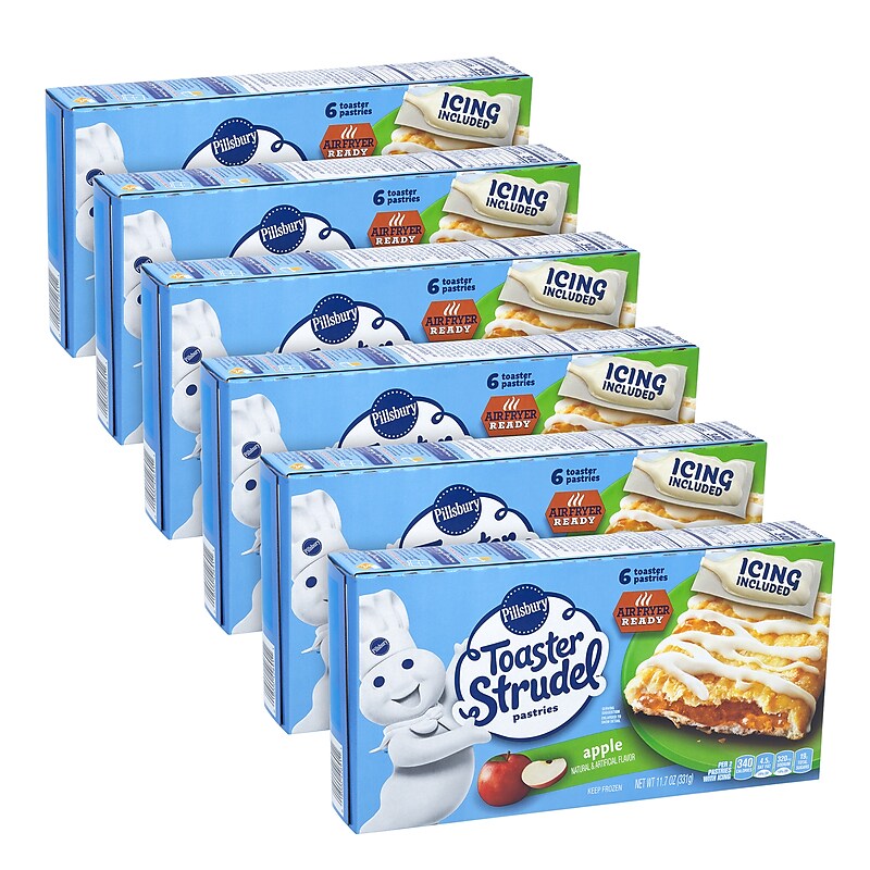 Pillsbury Toaster Strudel, Apple, 11.7 oz, 36/Pack (600-04143) image 1