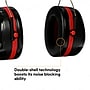 3M Peltor Optime 105 Over-the Head Earmuffs, 27 dB, Black/Red (H10A)~#|#~B48454A4-8951-454E-97499D7E1FBCC4FC_sc7