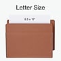 Pendaflex File Pocket, 3 1/2" Expansion, Letter Size, Brown/Blue, 10/Box (1007026)~#|#~B4878ACD-1189-4D81-A479BB01E9287A63_sc7