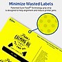 Avery Laser/Inkjet Rectangle Multipurpose Labels, 3" x 6", Neon Yellow, 120/Pack (94249)~#|#~B4892089-653E-4790-A76996CF94200161_sc7
